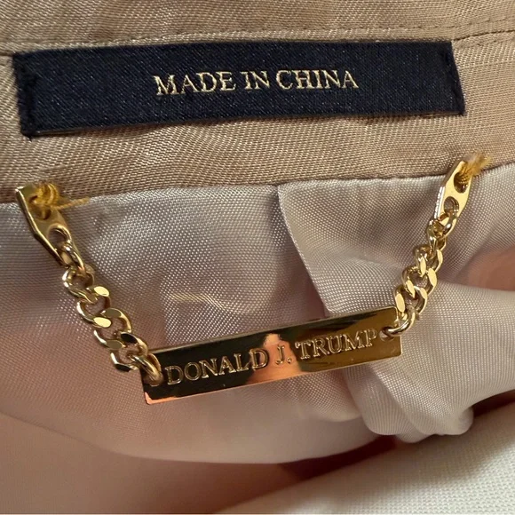Donald J Trump Classic Beige Men's Blazer
